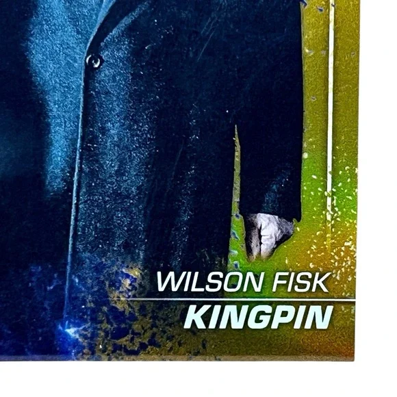 2025 Topps Chrome Marvel Studios Snap Gold S-178 Wilson Fisk Kingpin 27/50 - Picture 4 of 10